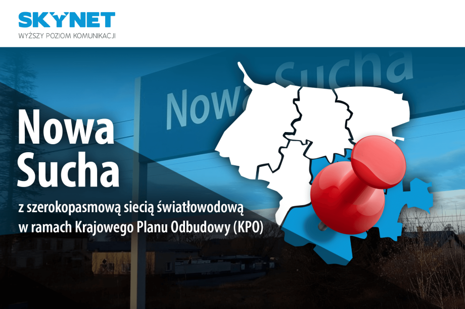 nowa sucha internet światłowodowy