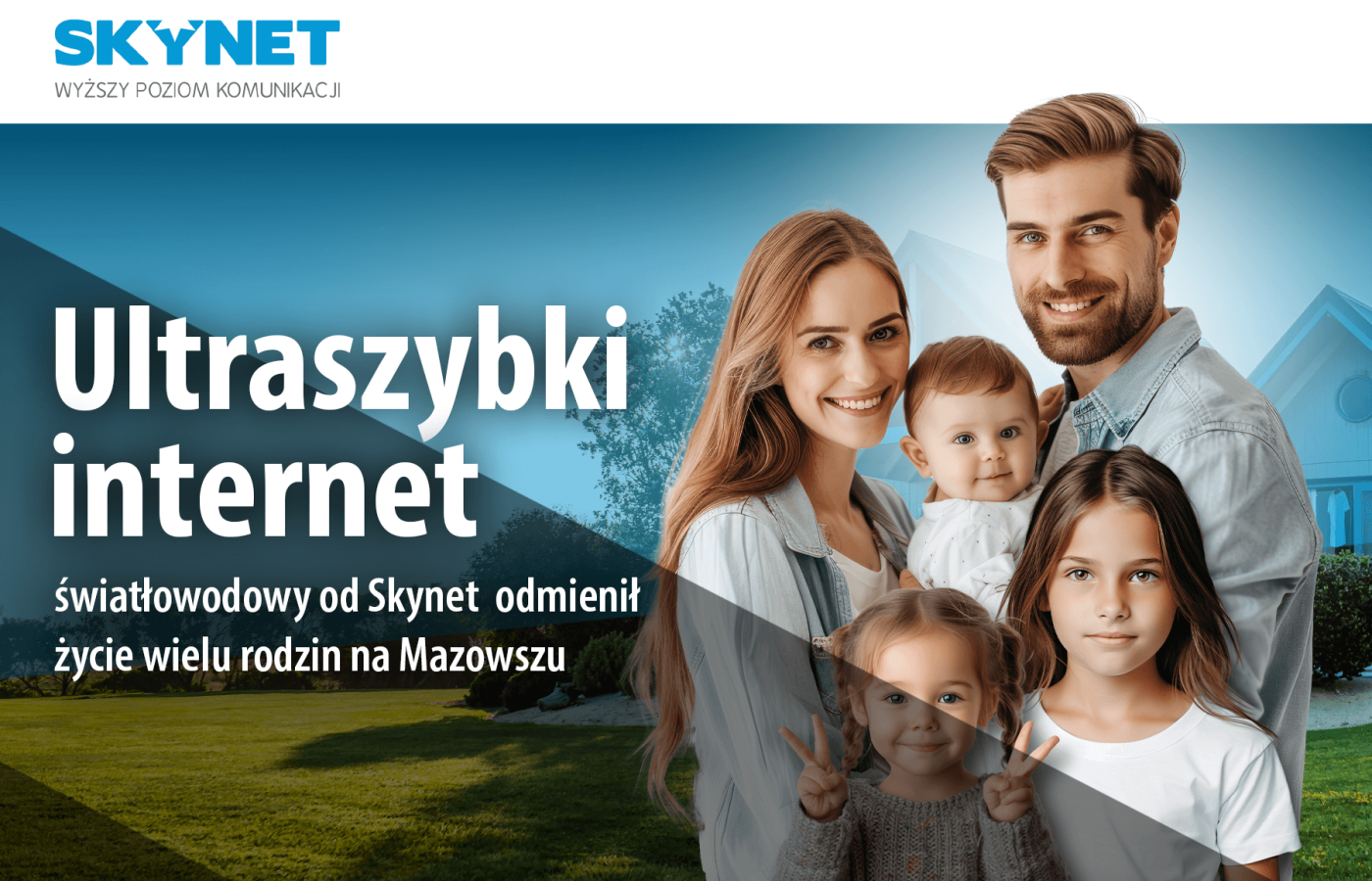 Jak ultraszybki internet światłowodowy Skynet odmienił życie pięcioosobowej rodziny kpo ferc
